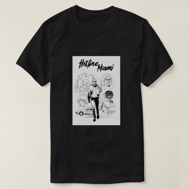 Camiseta Hotline Miami Classic (Diseño del anverso)