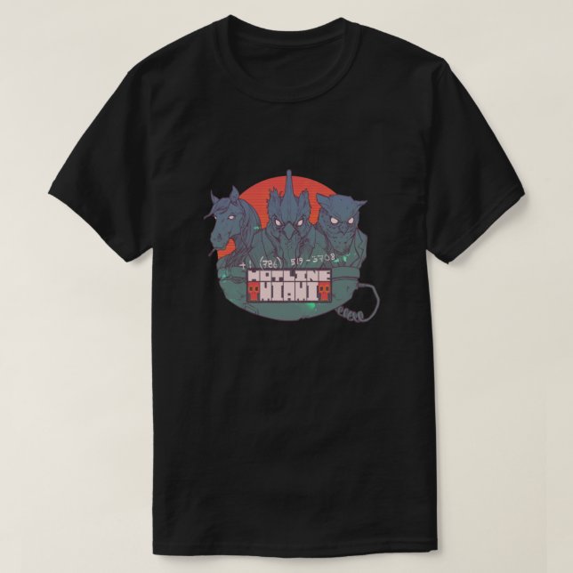 Camiseta HOTLINE MIAMI Classic (Diseño del anverso)