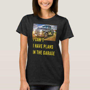 Camiseta Hotrod clásico retro no puedo tener planes en la G