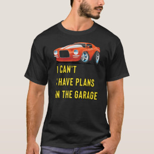 Camiseta Hotrod clásico retro no puedo tener planes en la G