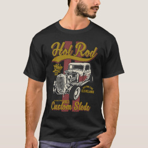 Camiseta Hotrod Cleveland Ohio Nostalgia Automotriz