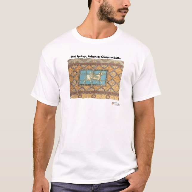 Camiseta HotSprings, AR Quapaw Dome Tiles II Regalos (Anverso)