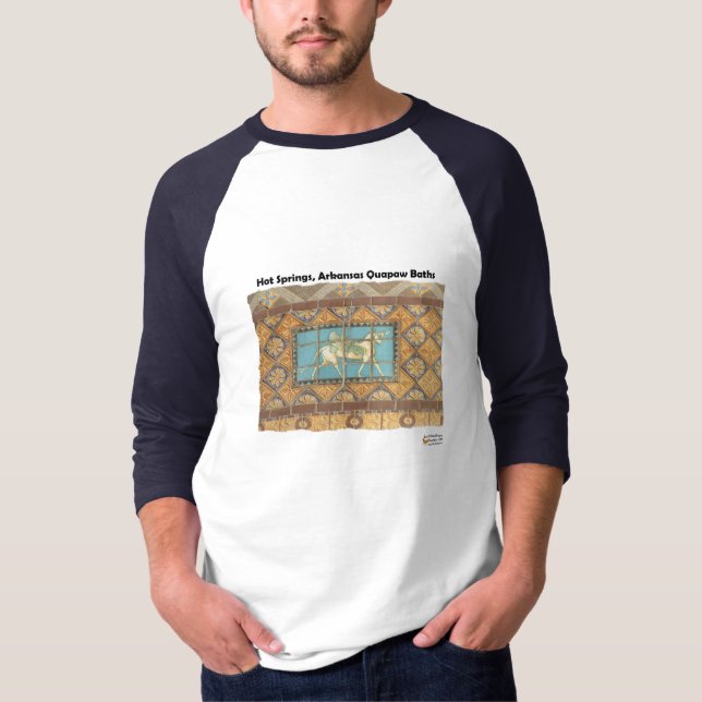 Camiseta HotSprings, AR Quapaw Dome Tiles II Regalos (Anverso)