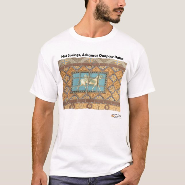 Camiseta HotSprings, AR Quapaw Dome Tiles II Regalos (Anverso)