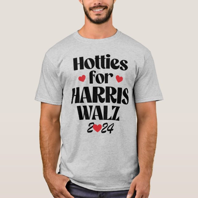 Camiseta Hotties for Harris Walz (Anverso)