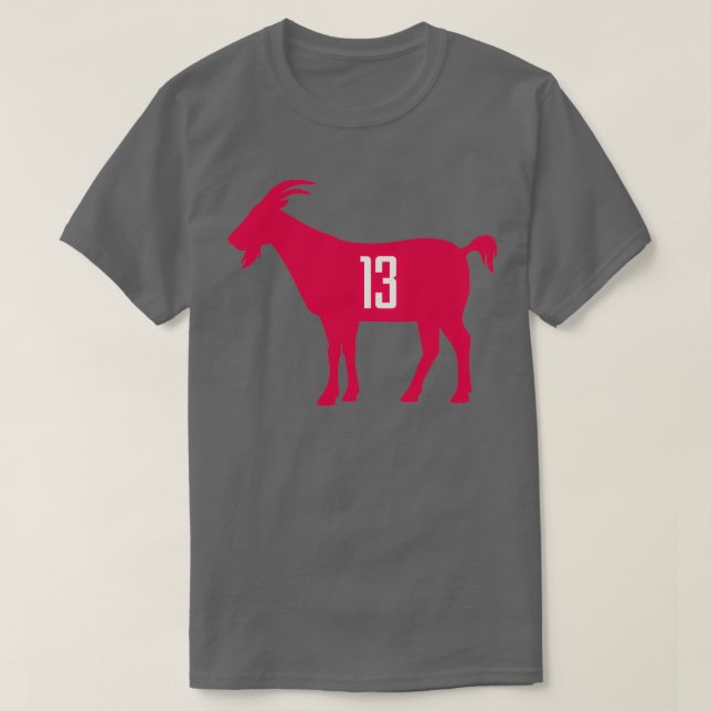 Camiseta HOU GOAT 13 negro (Diseño del anverso)
