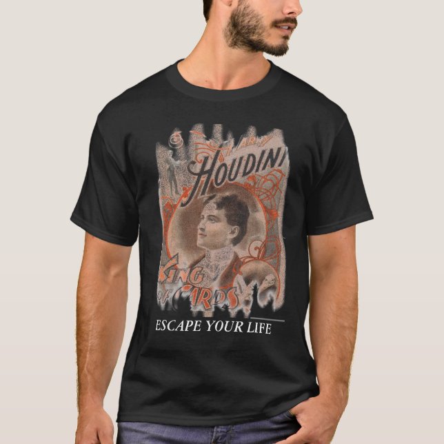 CAMISETA HOUDINI, ESCAPAN SU VIDA (Anverso)