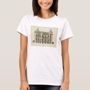 Camiseta Houghton Hall: cross-section of the Hall and Salon
