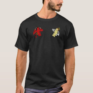 Camiseta Houlder Angel Devil Conscience Temptation Inner C