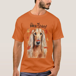 Camiseta Hound afgano hablemos de amante del perro gracioso