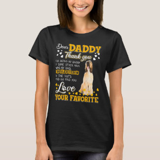 Camiseta Hound Afgano Querido Papi Gracias Por Ser Mi Padre