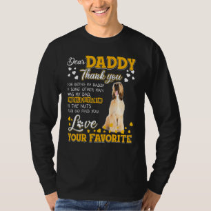 Camiseta Hound Afgano Querido Papi Gracias Por Ser Mi Padre