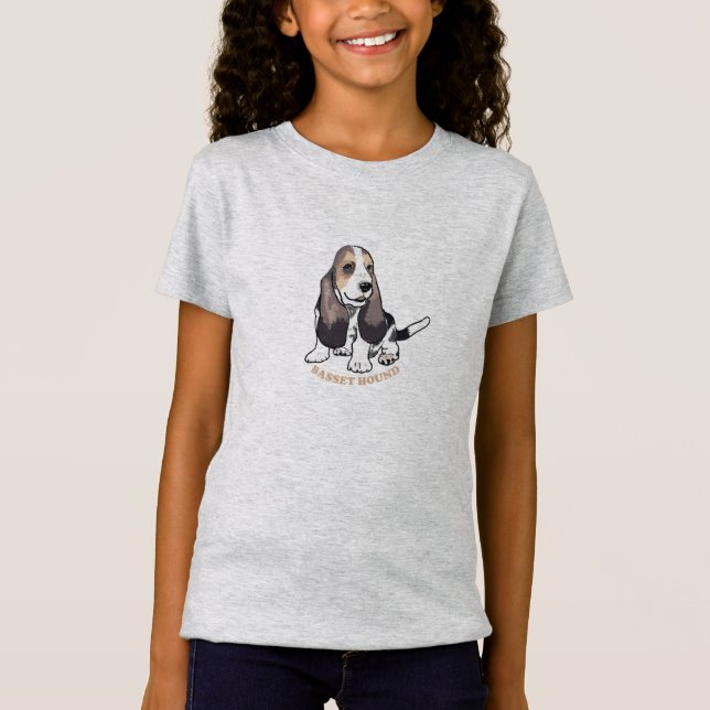 Camiseta Hound Basset (Anverso)