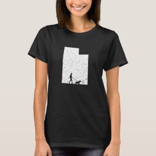 Camiseta Hound Basset Caminando Perro Utah