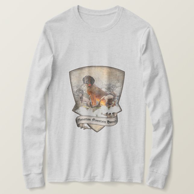 Camiseta Hound Bavarian Mountain, Arte (Anverso del diseño)