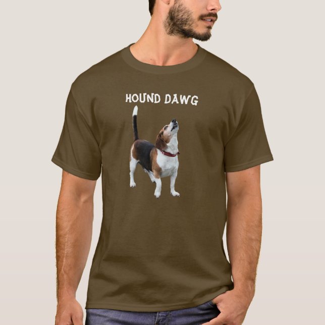 Camiseta Hound Dawg Beagle Perro gracioso (Anverso)
