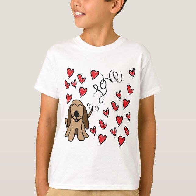 Camiseta Hound Dog Love (Anverso)