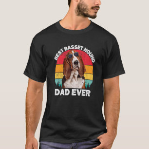 Camiseta Hound Hound Dad Vintage Basset Hound