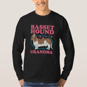 Camiseta Hound Hound Grandma Dog Dueña de un Perro Basset H