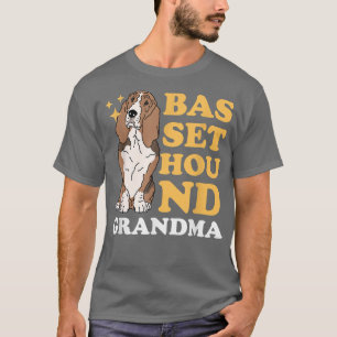 Camiseta Hound Hound Grandma Dog Dueña de un Perro Basset H