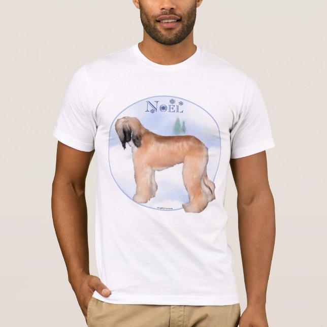 Camiseta Hound Noel afgano (Anverso)