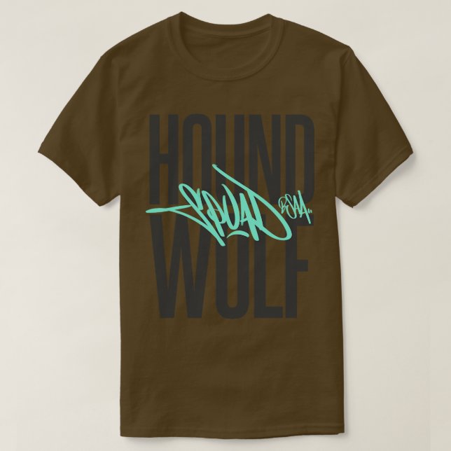 Camiseta Hound Wolf Squad (Diseño del anverso)