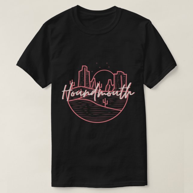 Camiseta Houndmouth Neon Rótulo Classic (Diseño del anverso)