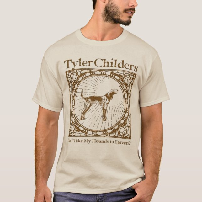 Camiseta Hounds Tour T-Shirt, banda de rock Tyler Childers (Anverso)