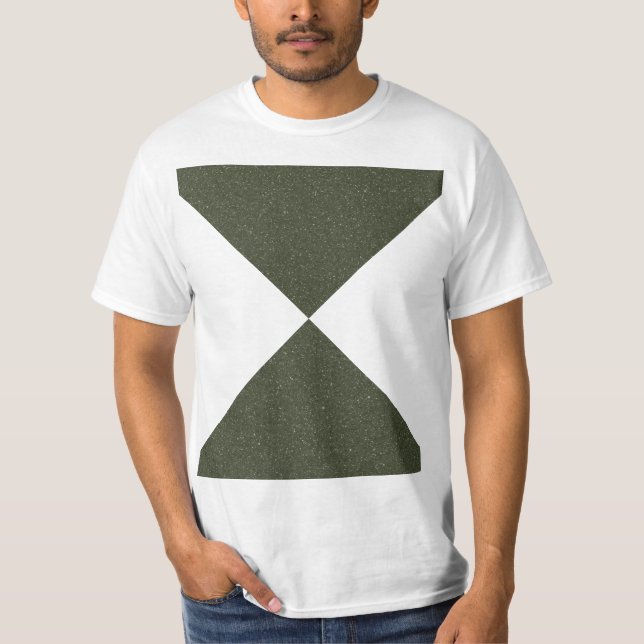 Camiseta Hourglass Moss Green Textured Tee (Anverso)