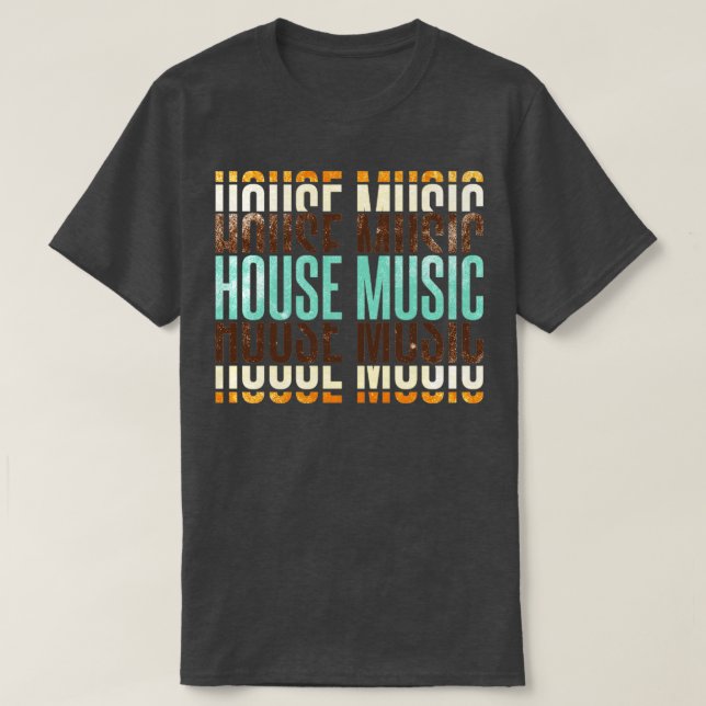 Camiseta House Music (Diseño del anverso)