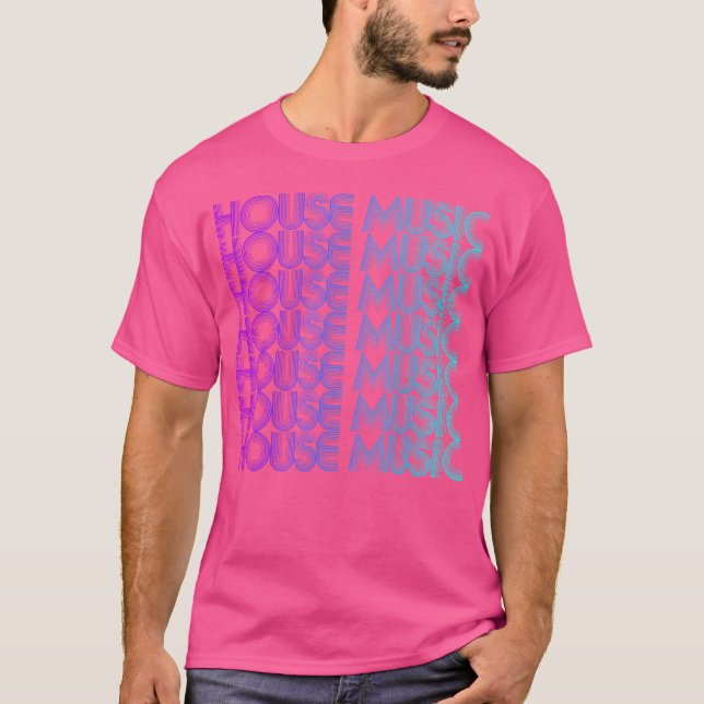 Camiseta House Music Vaporwave Techno House Music Edm Lover (Anverso)