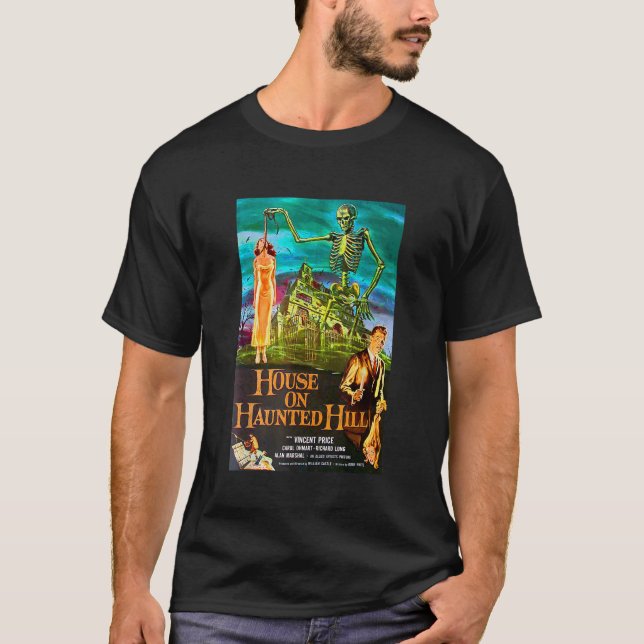 Camiseta House On Haunted Hill Horror Film Tee Shirt (Anverso)