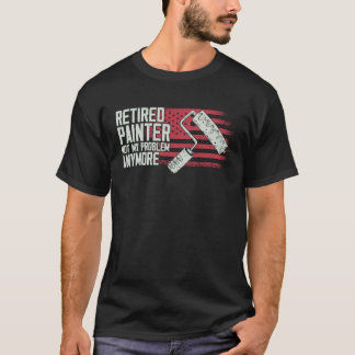 Camiseta House Painter Decorator Retirement American Flag R