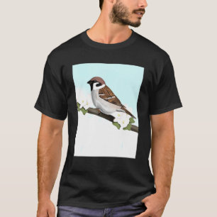 Camiseta House Sparrow Bird Birder Bird Birdwatcher Biologi