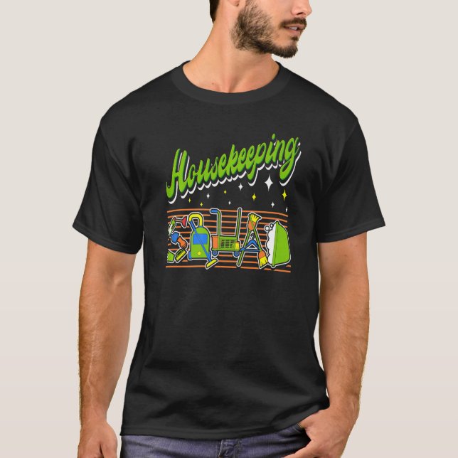 Camiseta Housekeeping Squad Cleaning House Cleaner Housekee (Anverso)