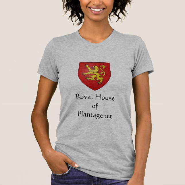 Camiseta Houseof real Plantagenet - modificado para (Anverso)