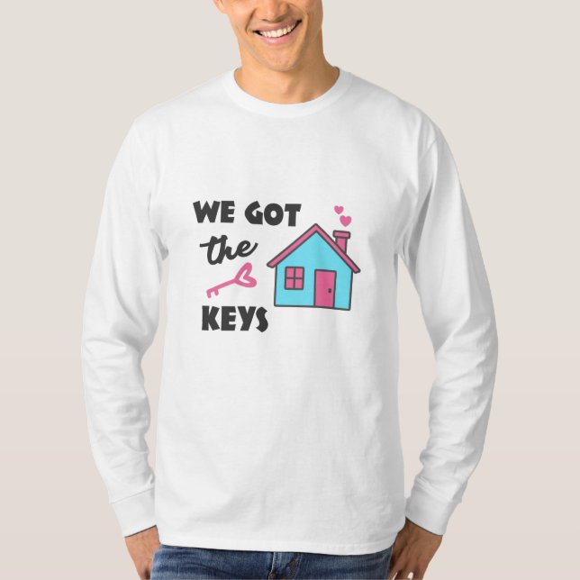 Camiseta Housewarming party We got the Keys (Anverso)