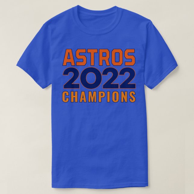Camiseta Houston Astroooos 12 champs (Diseño del anverso)