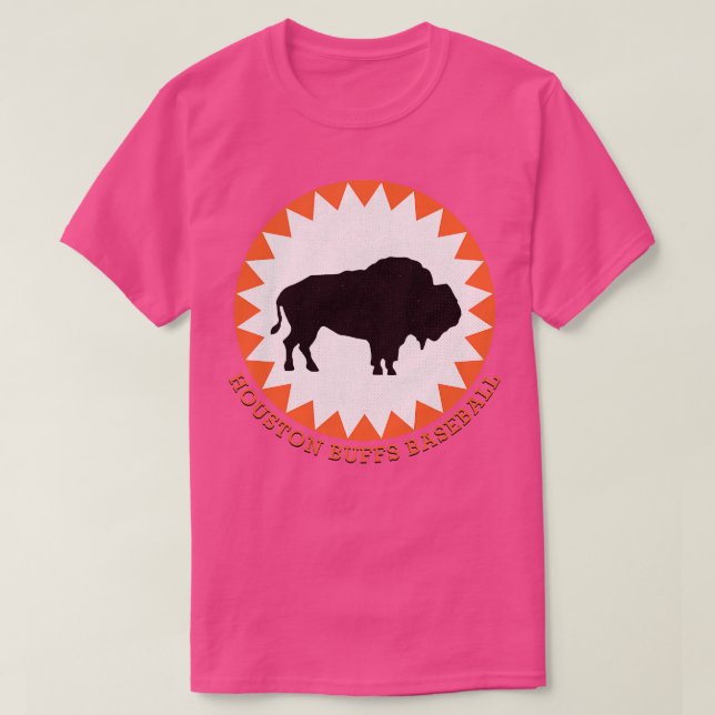 Camiseta Houston Buffs Buffalos Menores Liga Baseba (Diseño del anverso)