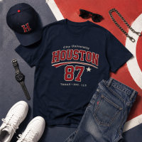 Houston City University Vintage College Style
