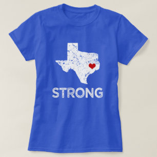 Camiseta Houston fuerte, el decir de Harvey del huracán