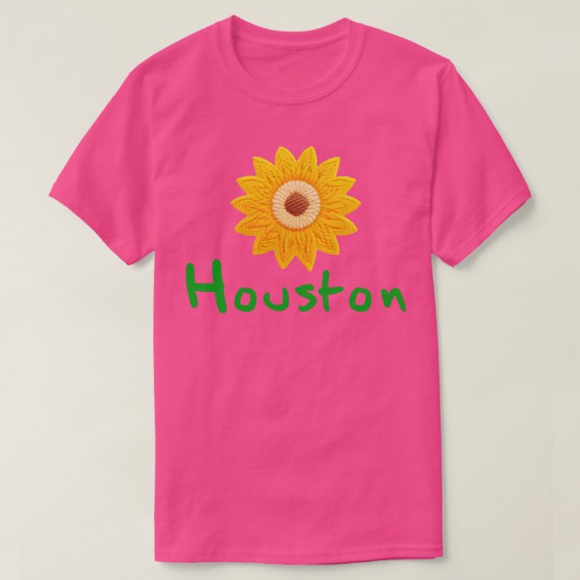Camiseta Houston Sunflower (Diseño del anverso)
