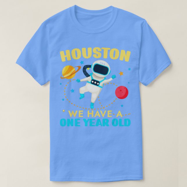 Camiseta Houston Tenemos Un Aniversario De 1 Año De Edad Ul (Diseño del anverso)
