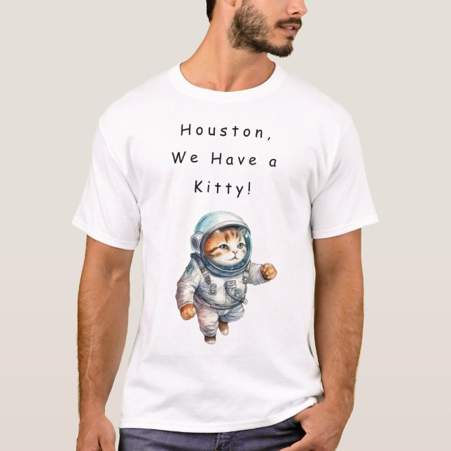 Camiseta Houston, ¡tenemos un Kitty! (Anverso)