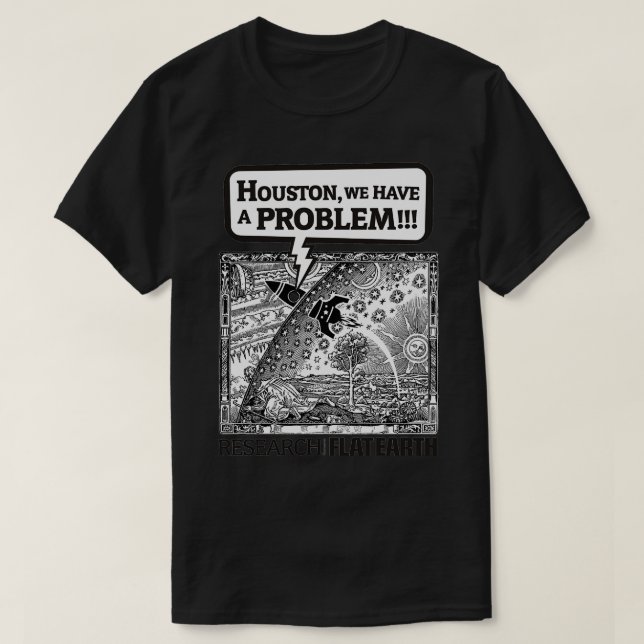Camiseta Houston tenemos un problema (Diseño del anverso)