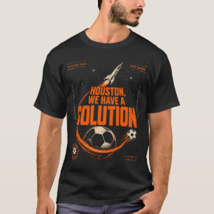 Camiseta Houston Tenemos una Solución Fútbol Naranja