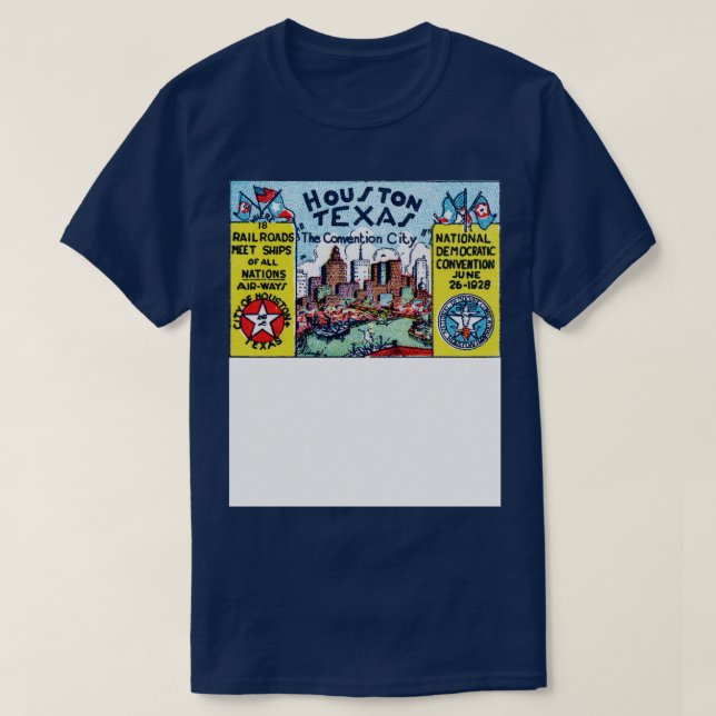 Camiseta Houston Texas 1928 (Diseño del anverso)