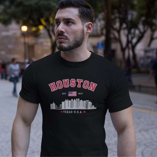 Camiseta Houston Texas Modern Skyline  (Subido por el creador)