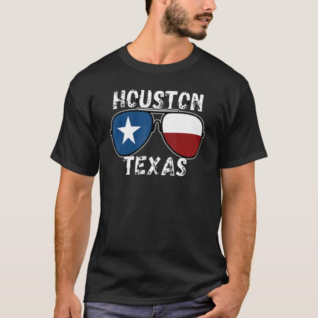 Camiseta Houston Texas  Vintage Souvenirs 3 (Anverso)