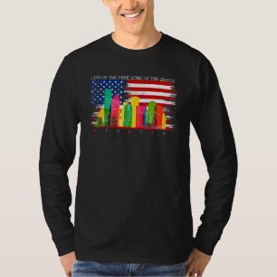 Camiseta Houston Texas Watercolor Skyline Home State Souven